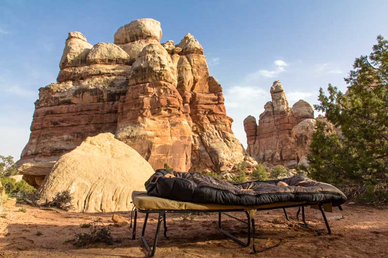 Rocks to hold bag down in ferocious wind