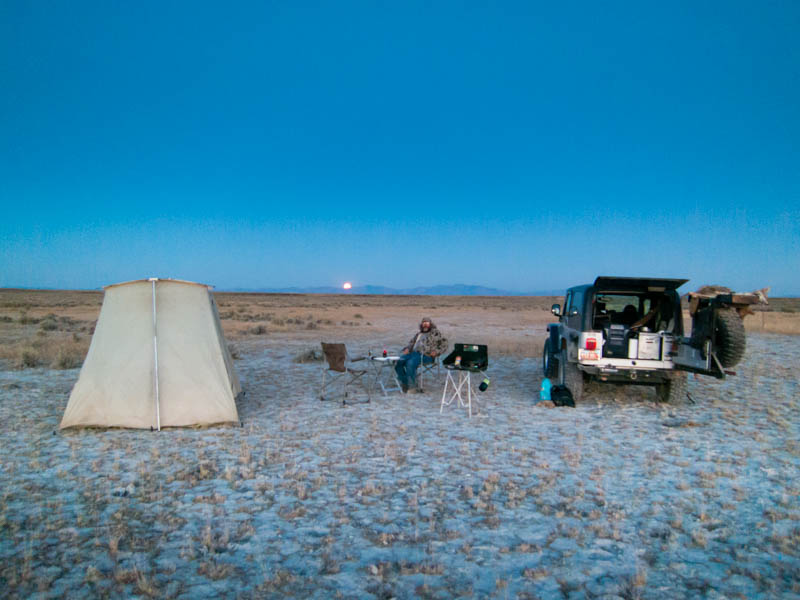 Dry lake beds are favored spots